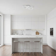 Lustra LED ERIKA 27W, 2 Patrate, lumina Neutra, Alb Lustre LED Aplicate Default Title Alessandro Design