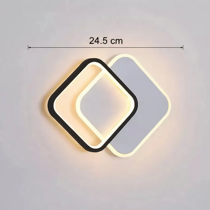 MARCELO LED lustr 30W, Studené/Teplé/Neutrální světlo Black White