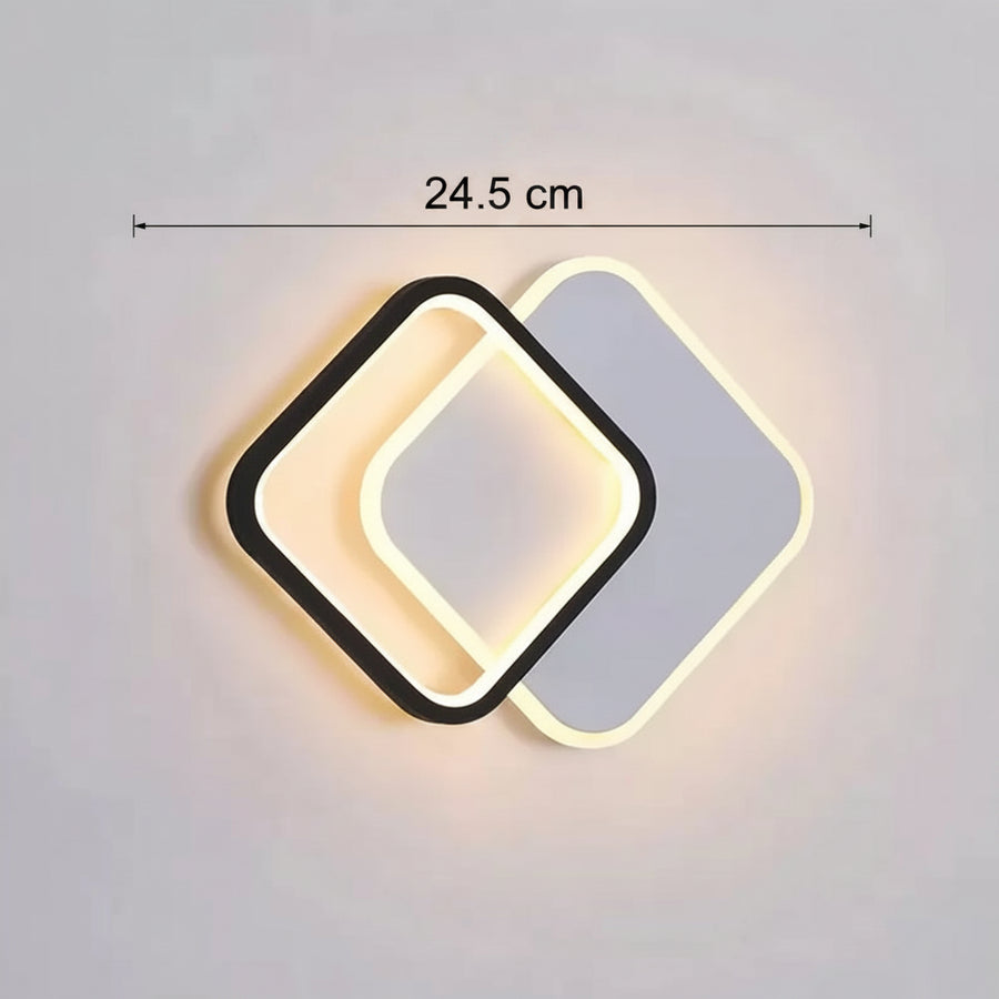 MARCELO LED lustr 30W, Studené/Teplé/Neutrální světlo Black White