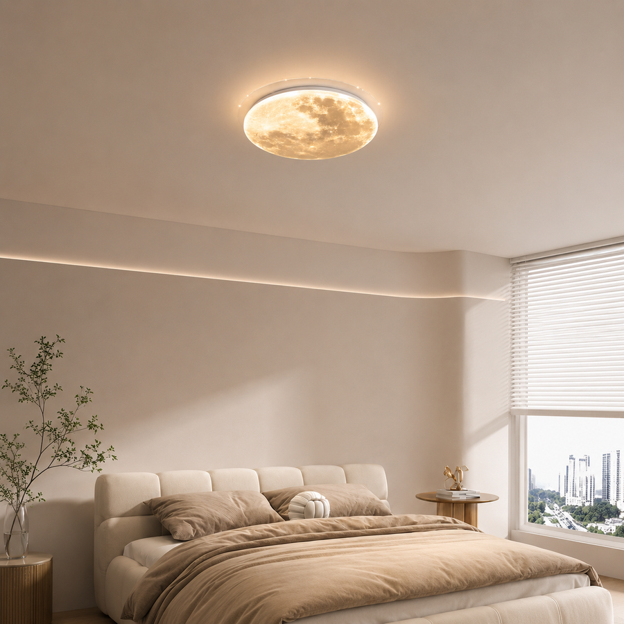 MARTE LED lustr 41W, Průměr 30cm, Studené/Teplé/Neutrální světlo, Bílá
