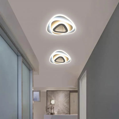 LED lustr NEXA Triangle 3D 40W, bílý, studené/teplé/neutrální světlo LED lustry Výchozí název Alessandro Design
