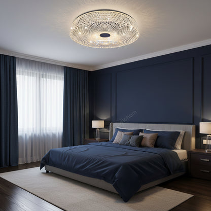 LED lustr RADIAN Nobile, 43W, průměr 39,5 cm, teplé/neutrální/studené světlo, bílý LED lustr Výchozí název Alessandro Design