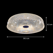 LED lustr RADIAN Nobile, 43W, průměr 39,5 cm, teplé/neutrální/studené světlo, bílý LED lustr Výchozí název Alessandro Design