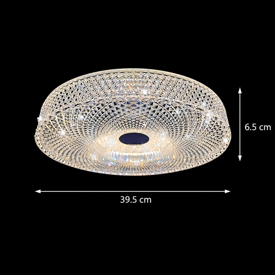 LED lustr RADIAN Nobile, 43W, průměr 39,5 cm, teplé/neutrální/studené světlo, bílý LED lustr Výchozí název Alessandro Design