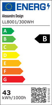 LED lustr RADIAN Nobile, 43W, Průměr 39,5 cm, Teplé/Neutrální/Studené světlo, Bílá