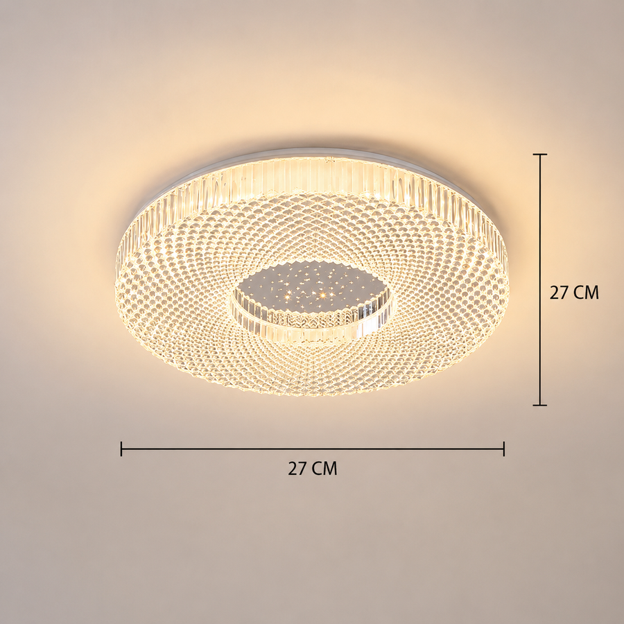 LED lustr RADIAN Petito, 21W, Průměr 27 cm, Teplé/Neutrální/Studené světlo, Bílá