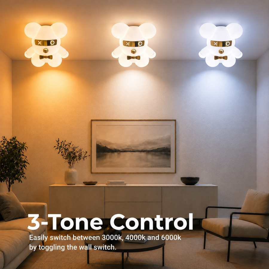 LED lustr URSULETI CP220, 95W, 3000/4000/6000K, Bílá