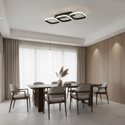 Lustra LED VERTEX 34W, 3 Patrate, Liniara, lumina Rece/Calda/Neutra, Neagra Lustre LED Default Title Alessandro Design