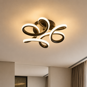 VERTEX HELIX LED lustr, 65W, studené/teplé/neutrální světlo, černá