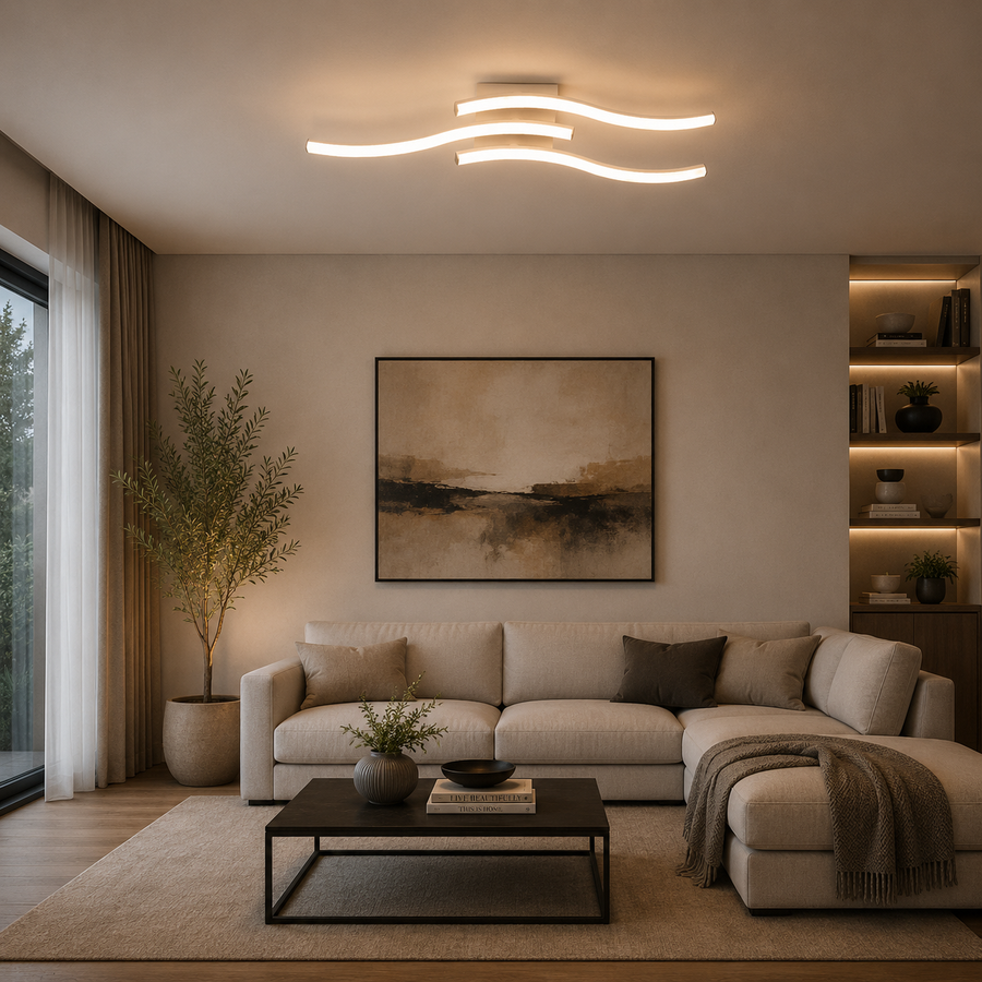 LED lustr s dálkovým ovládáním ANADYR 29W, 3 Elements, Studené/Teplé/Neutrální světlo, Stmívatelné, Bílá