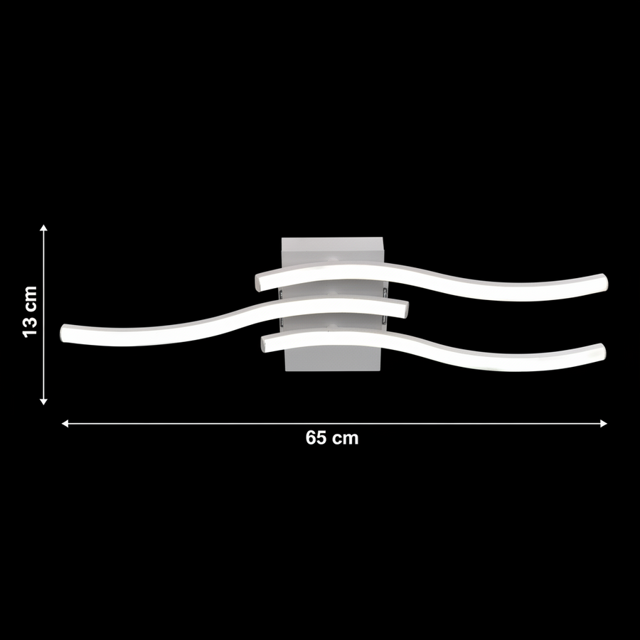 LED lustr s dálkovým ovládáním ANADYR 29W, 3 Elements, Studené/Teplé/Neutrální světlo, Stmívatelné, Bílá