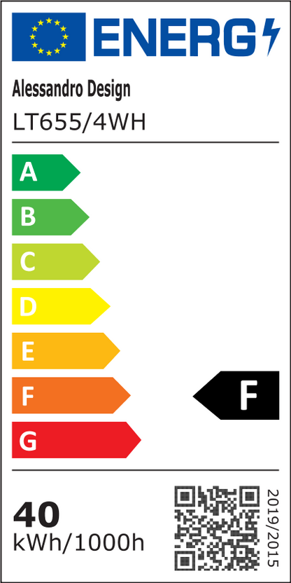 LED lustr s dálkovým ovládáním ANADYR 40W, 4 Elements, Studené/Teplé/Neutrální světlo, Stmívatelné, Bílá