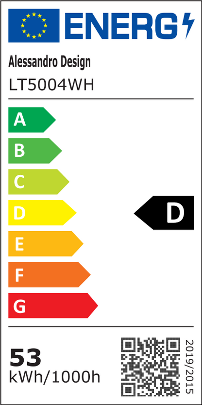 KANGNING Dálkový ovladač LED lustr, 3000K/4000K/6000K, 120W, kov a akryl, bílý