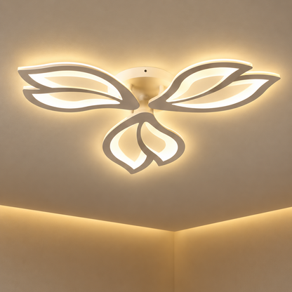 LED lustr s dálkovým ovládáním LILY 40W, 3 Elements, Studené/Teplé/Neutrální světlo, Stmívatelné, Bílá