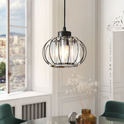 Moderní klasický lustr, závěsný, Monica LC910/3LBK, 3 X E27, černý, kov a sklo, nastavitelná výška Klasické lustry Výchozí název Alessandro Design