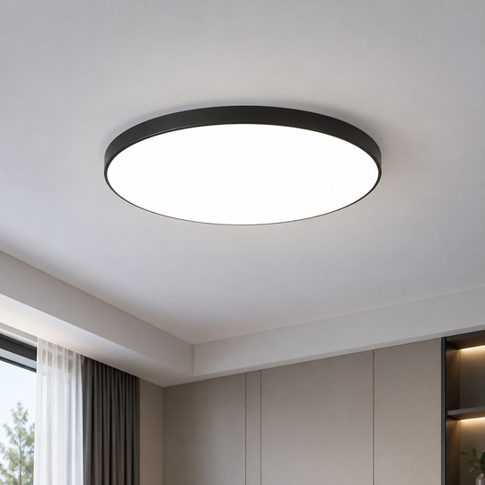 LED stropní svítidlo SOLIS 37cm 32W Cold Light Black