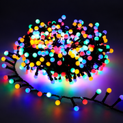Mini koule Lineární vánoční instalace, vícebarevné světlo, 1000 cm, 300 LED, IP44