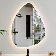 Organické LED zrcadlo 60x80cm, studené světlo, Demister System, Stmívatelné