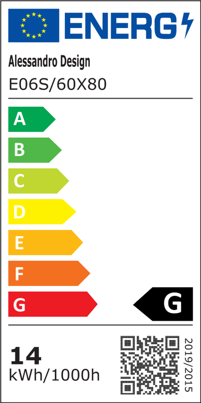 Oválné LED zrcadlo, 60x80cm, Velara Touch, Demister System, Stmívatelné