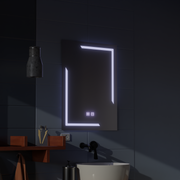 Obdélníkové LED zrcadlo, 45x60cm, ECLISSA Touch, Demister System, Stmívatelné, Studené světlo 6000K Zrcadla Korman E Výchozí název Alessandro Design