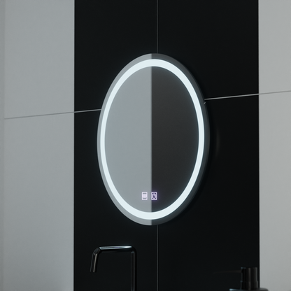 Kulaté LED zrcadlo 50cm Lucea Touch Demister System Zrcadla Korman E Výchozí název Alessandro Design