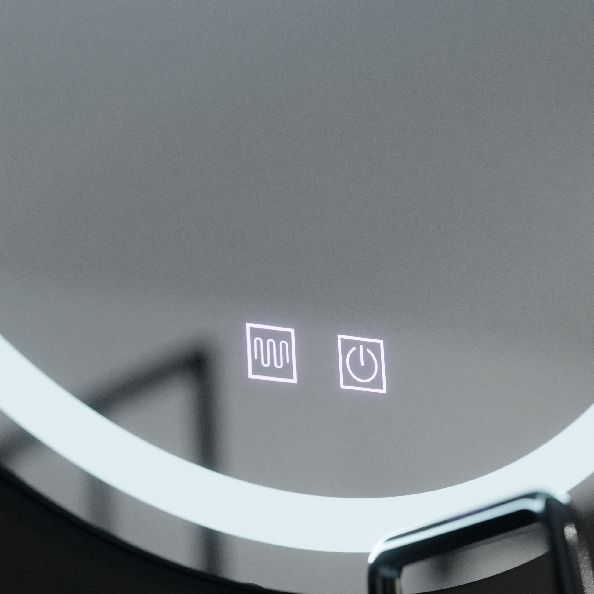 Kulaté LED zrcadlo 50cm Lucea Touch Demister System Zrcadla Korman E Výchozí název Alessandro Design