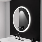 LED kulaté zrcadlo 60cm Giulia Sensor MotionGlow Marcello Systém odmlžování Hodiny a teploměr Dimabila Zrcátka Marcello Výchozí název Alessandro Design