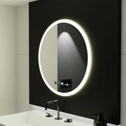 LED kulaté zrcadlo 60cm Giulia Sensor MotionGlow Marcello Systém odmlžování Hodiny a teploměr Dimabila Zrcátka Marcello Výchozí název Alessandro Design