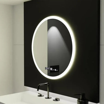 LED kulaté zrcadlo 60cm Giulia Sensor MotionGlow Marcello Systém odmlžování Hodiny a teploměr Dimabila Zrcátka Marcello Výchozí název Alessandro Design