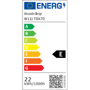 Kulaté LED zrcadlo GIULIA, 70 cm, MotionGlow senzor, Systém odmlžování, Hodiny & Teploměr, Stmívatelné, Marcello Funghi Zrcadla Marcello Výchozí název Alessandro Design