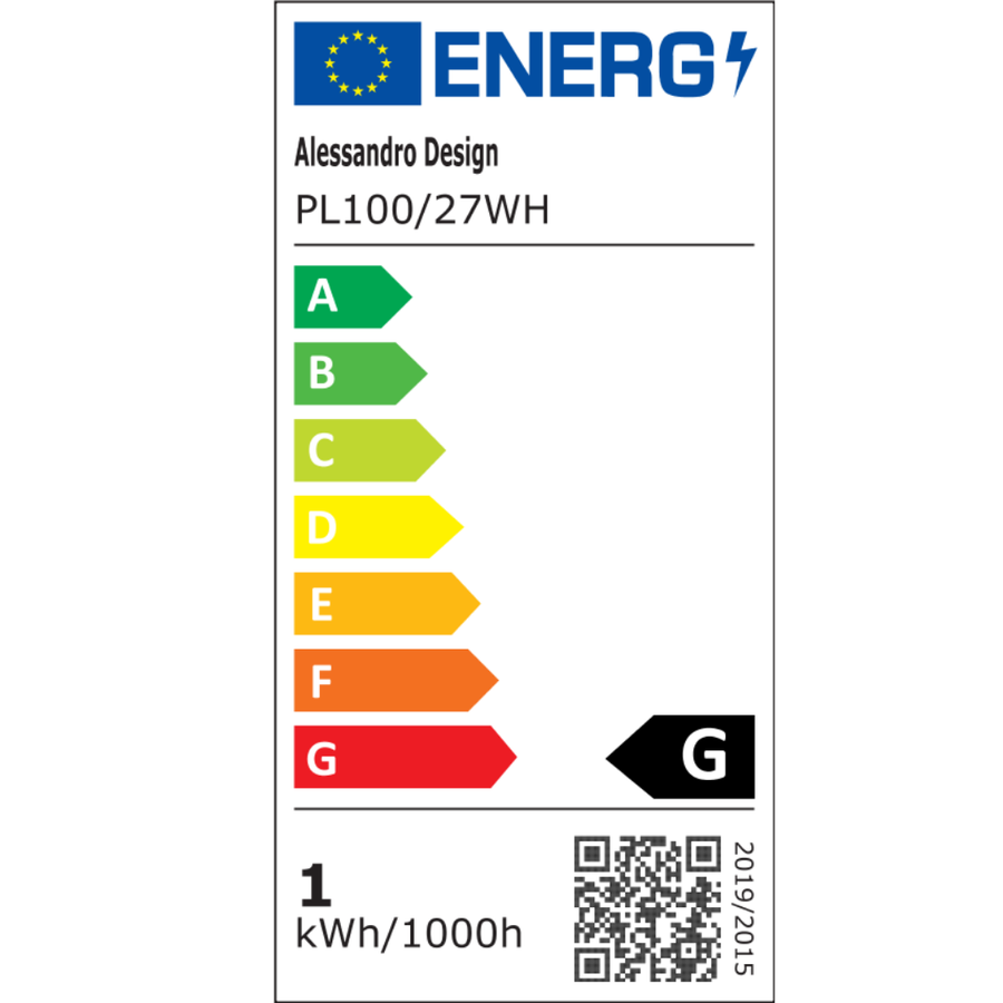 LED stropní svítidlo SOLIS 27cm 20W Cold Light Black