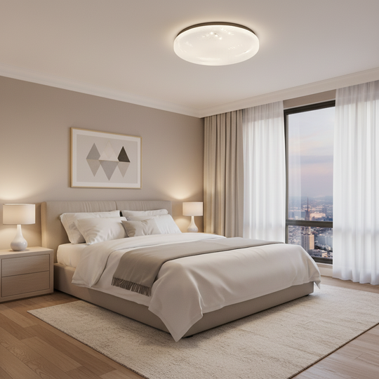 LED stropní svítidlo 35 cm, 31W, 3000K / 4000K / 6000K, bílé, kovové a akrylové LED stropní svítidlo Výchozí název Alessandro Design