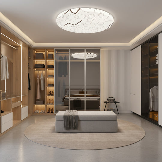 LED stropní svítidlo 23 cm, 22W, 3000K / 4000K / 6000K, bílé, kovové a akrylové LED stropní svítidlo Výchozí název Alessandro Design