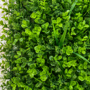Panou de Gard Viu Artificial Eucalipt Mixt, 40 x 60 cm, Verde