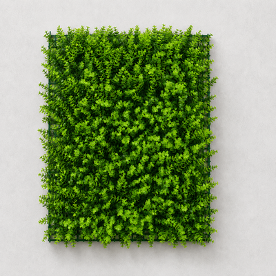 Živý plotový panel z umělých rostlin Eukalyptus, 40 x 60 cm, zelený
