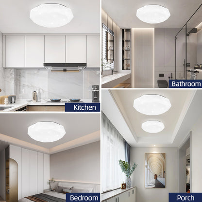 LED stropní svítidlo, 51W, průměr 50cm, teplé/studené/neutrální světlo, bílá LED stropní svítidla Výchozí název Alessandro Design