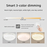 LED stropní svítidlo, 51W, průměr 50cm, teplé/studené/neutrální světlo, bílá LED stropní svítidla Výchozí název Alessandro Design