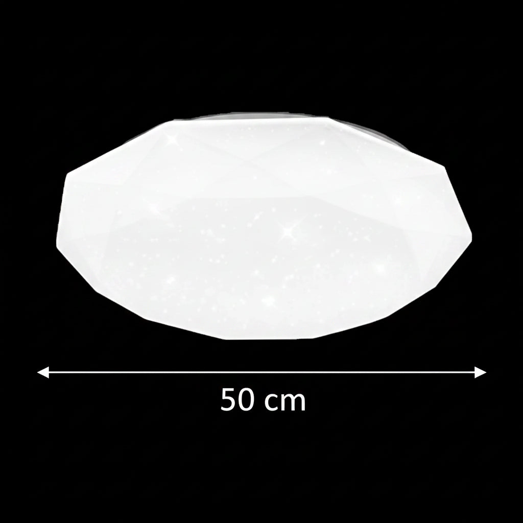 LED stropní svítidlo, 51W, průměr 50cm, teplé/studené/neutrální světlo, bílá LED stropní svítidla Výchozí název Alessandro Design