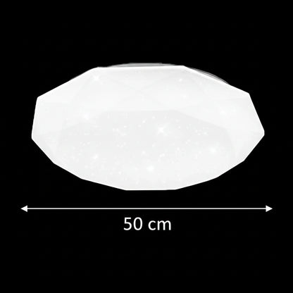 LED stropní svítidlo, 51W, průměr 50cm, teplé/studené/neutrální světlo, bílá LED stropní svítidla Výchozí název Alessandro Design
