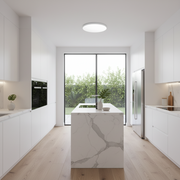 SOLIS LED stropní svítidlo 47cm 69W studené světlo Bílé LED stropní svítidlo Výchozí název Alessandro Design