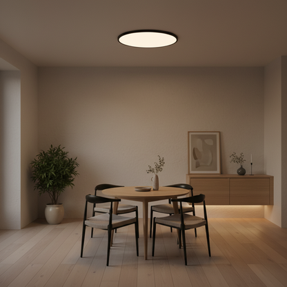 SOLIS LED stropní svítidlo 47cm 70W Cold Light Černá LED stropní svítidla Výchozí název Alessandro Design