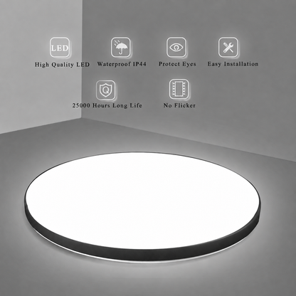 LED stropní svítidlo SOLIS 47cm 70W Cold Light Black