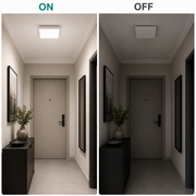 Čtvercové LED stropní svítidlo, 36W, 22x22cm, studené světlo, 6000K, bílá