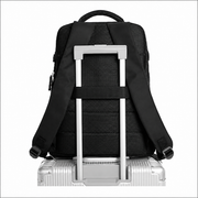 Cestovní obchodní batoh ALMATY, s USB portem, 31x22x46cm Oxford, černý