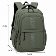 Rucsac de Scoala ANDIJAN, 49x34x19 cm, Oxford, Verde