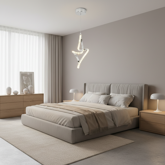 Osiris LED závěs, 24W, Crystal, Chrome -19A Výchozí název Alessandro Design