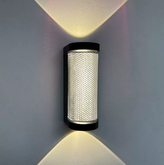 LED venkovní nástěnné světlo AX155, teplé světlo, 8W, kov, černá venkovní nástěnná světla Výchozí název Alessandro Design