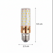 E27 LED žárovka, 16W, Cool Light, 6000K, zlatá