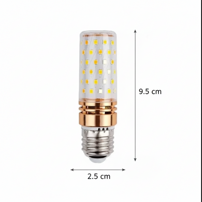 E27 LED žárovka, 16W, Cool Light, 6000K, zlatá