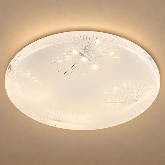 LED stropní svítidlo 35 cm, 31W, 3000K / 4000K / 6000K, bílé, kovové a akrylové